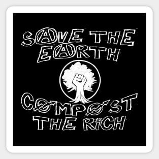 Save the Earth, Compost the Rich Sticker